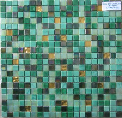 China hand made decoration 3d interior tile glass mosaic for wall tile for sale