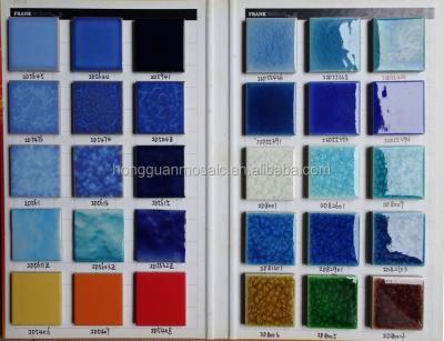 China Parquet Pool Slab Pattern Blue Color for sale