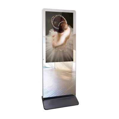 China 43 Inch Holding Android LCD Mirror Video Trainer Magic Mirror Touch Screen For Fitness 941.18*529.42 for sale