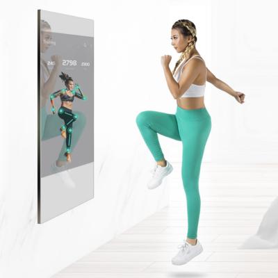 China Fitness Equipment Home Gym Mirror Digital Illuminated Hot Selling Smart Mirror for sale