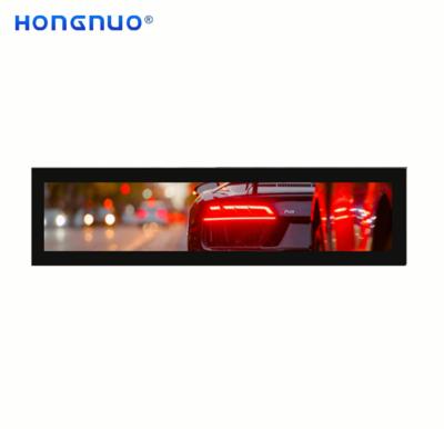 China Hd indoor ultra wide supermarket long bar type 23 inch retail display video stretch bar lcd screens for supermarket for sale