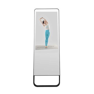 China Bright Intelligent Mirror Normal Exercise Smart Fitness Files Digital Body Workout Exercise Fitness Mirror for sale