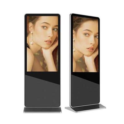 China Selling Wheels Indoor Slim Portable Advertising Pads Media Player Display Kiosk For Advertising Display Digital Signage 43 Inch for sale