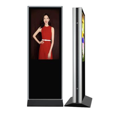 China Custom OEM Indoor 65 Inch Double Side LCD Display Commercial Advertising Display Touch Screen Digital Signage for sale