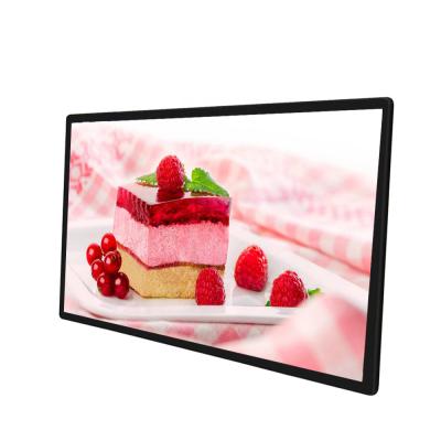 China Custom Indoor Full Size Indoor Wall Mount Rack Video Player LCD Display Advertising LCD Display HD Digital Signage for sale