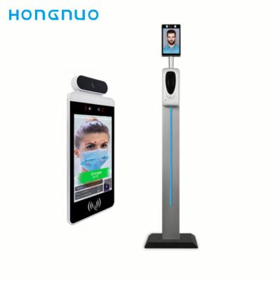 China Intelligent Thermal Image AI Temperature Face Recognition Camera Access Control For Attendance for sale