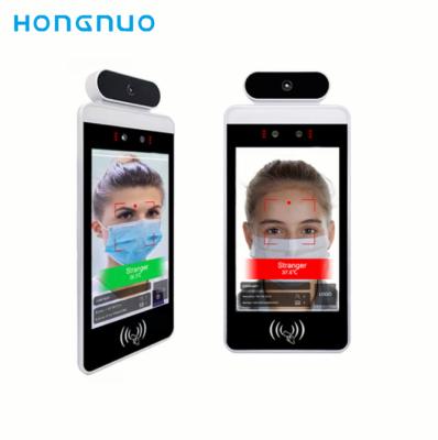 China Face Thermal Detection Image Body Temperature Non-contact Kiosk With Recognition Attendance Facial Machine for sale