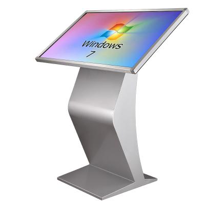 China Indoor Android restaurant touch screen order temperature display machine stand self service advertising custom payment kiosks for sale