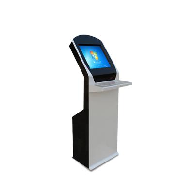 China SDK Factory Outlet 21.5 Inch Touch Screen Self Service Digital Interactive Kiosk Queuing Machine For Bank for sale