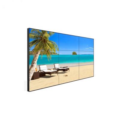 China Custom 55 Inch Outdoor 3x1 LCD Video Wall Display Screen With 0.8mm Or 0mm Bezel Splicing Screen for sale