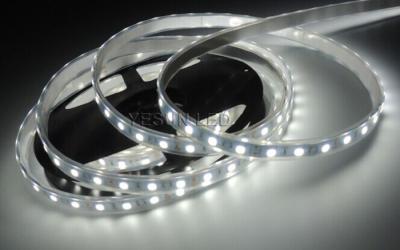 China Warm White / Cold White Ultra Bright Led Tape 55050 60 Led/M 5000 × 10 × 2 mm for sale