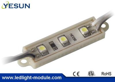 China 3 Led Chip Epistar 3528 SMD Led Module , Light Signage Outdoor Led Modules 12VDC 0.3W for sale