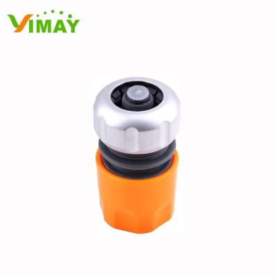 China Plastic& Luxury Plastic Metal Cap Hose Connector With Waterstop for sale