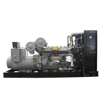 China High quality low fuel tank power diesel engine 800kva dynamo generator UK 800KW LCD digital display GF640P/external fuel tank for sale