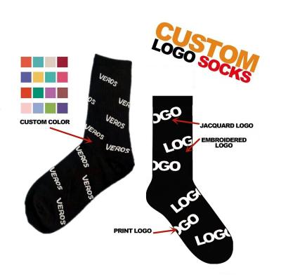 China QUICK DRY custom thongs 100% unisex socks men's adult sports gym socks custom white fashion unisex logo cotton for sale