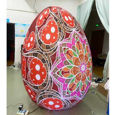 China Holiday Decoration Inflatable Giant Easter Egg Balloon For Outdoor Party Festival for sale