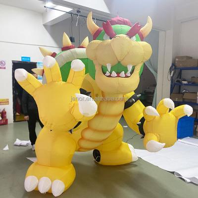 China Decorative Classic Dragon Games Cartoon Figure Character Inflatable for Advertising Decoration for sale