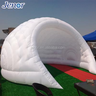 China Advertising outdoor white inflatable yurt dome tent for beach event decoration for sale