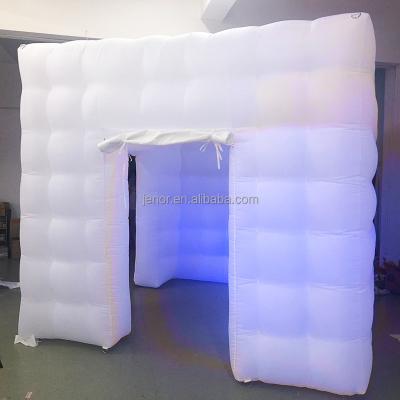 China Wedding Decoration LED Photo Booth Inflatable Cube Tent For Advertising for sale