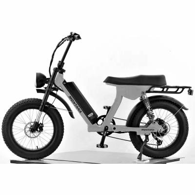 China OEM Big Tire DIY Motor Aluminum Alloy Battery Electric Motorcycle Montana 20 Fat Tire 500W 48V e-bike Mountain Bike for sale