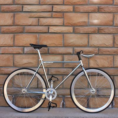 China MOTNANA steel handlebars foghorn single speed fixie bike 700C spoke wheel magnesium alloy fixed speed bike for sale