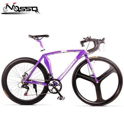 China 2022 Alloy 700C Wheel Size Steel Frame Double Wheel Road Bike Disc Brake Racing Bike Cycle For Men for sale