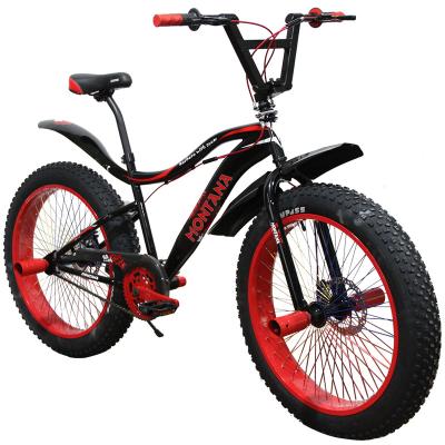 China OEM ODM service factory steel 20 inch fat tires snow bikes disc brake 360 ​​degree rotating handlebar bmx bikes for sale