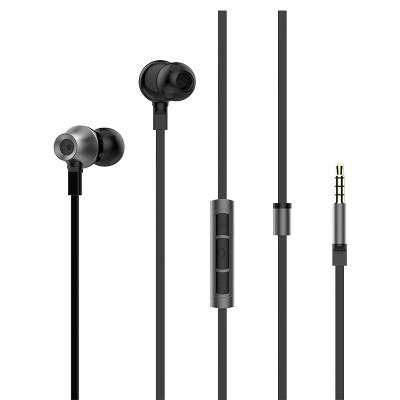 China 2022 New In-ear Metal Wired Earphone With Microphone Stereo Heavy Bass Noise Canceling Earbuds OEM Earphone for sale