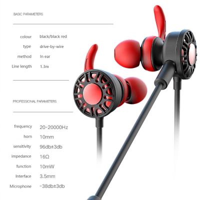 China Fashion communication in-ear style earbuds gaming headset 3.5mm wired earphone gamer wireless earphone with MIC for sale