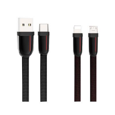 China Wholesale High Quality Nylon Braided Micro Data Cable USB Mobile Phone Charging 1M/2M/3M Usb Charger Cable for sale