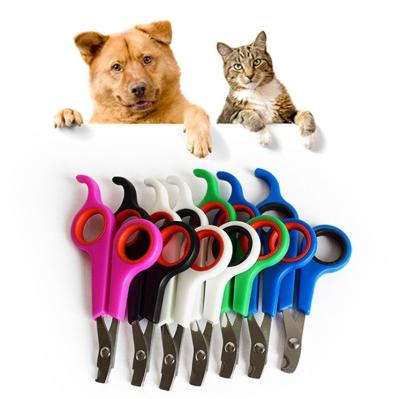 China Viable Stainless Steel Pet Nail Clippers Dogs Cats Nail Scissors Trimmer Pet Grooming Supplies For Pets Clean Health Hygiene Tools for sale