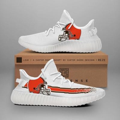 China 1 MOQ Durable Wholesale Dropshipping Customized Printed Women Men's Sneaker Logo Football Team Browns Sepatu Sports Shoes for sale