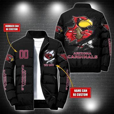 China Brand Name Cardinals Breathable Jacket Coat Winter Wind Men's Down Jacket Wholesale Fashion Custom Down for sale