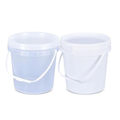 China Eco-friendly High Quality 3L Recycled Use PP Clear Plastic Paint Bucket for sale