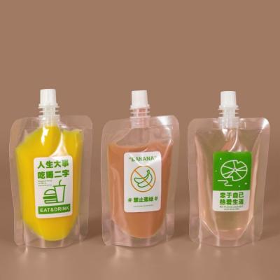 China Recyclable Portable Refillable Empty Compression Pouch Comic Liquid Clear Packaging Bags for sale