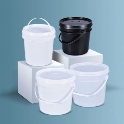 China High Quality 10L Plastic Paint Pail With Tamper Evident Lid For Thinner Lubricant for sale