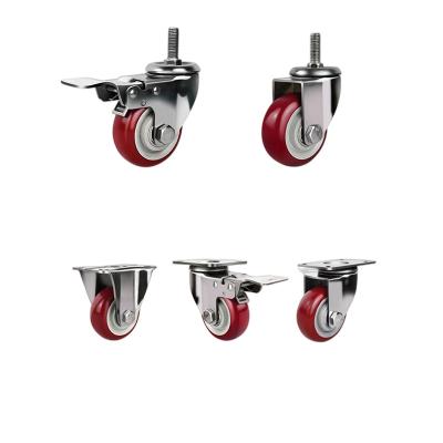 China PIVOT Manufacturer's Direct Selling Universal Side Mount Cabinet Casters Wheel for sale