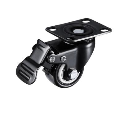 China Universal PU 500kg Load Capacity Swivel Caster Wheels From PIVOT Manufacturer Direct Selling for sale