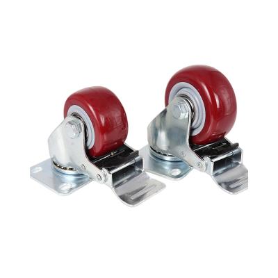 China Universal PIVOT Manufacturer Direct Selling Self Braking Hidden Swivel Casters for sale