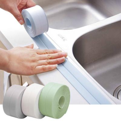 China Waterproof Line Self-adhesive Kitchen Bathroom Corner Stickers Ceramic Sink Stickers Waterproof PVC Moisture-proof Stickers for sale