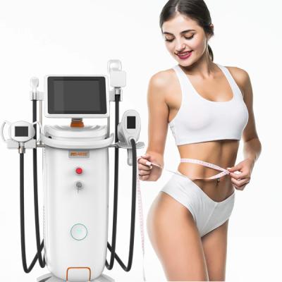 China 2022 Professional Weight Loss V Shape Slimming Machine Cellulite Removal Machine Vacuum Roller RF Cavitation Peel Tighten Device for sale