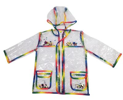 China Unique Gril Waterproof Clothing Bachelor Waterproof Clothing Design Children Rain Coat Children With Colorful Whistling Best-selling for sale