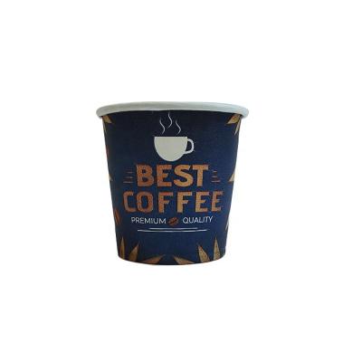 China 4 oz Disposable Paper Cup Hot Selling Single Wall Custom Logo for sale