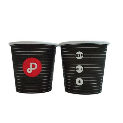 China Disposable Custom Sized Printed Paper Cup With Single Wall Function for sale