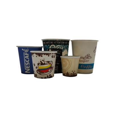 China Disposable/Recyclable/Aseptic Custom Color Paper Cup Coffee Cup Single Layer Catering for sale