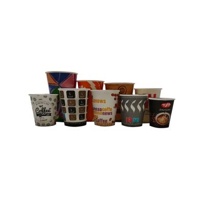 China Disposable/Recyclable/Aseptic Disposable Paper Cup Milk Tea Cup To Go Packing Tea Cup for sale