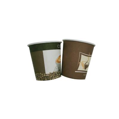 China Custom Printed Disposable/Recyclable/Aseptic LOGO Paper Coffee Cup Disposable High Quality Paper Cup for sale