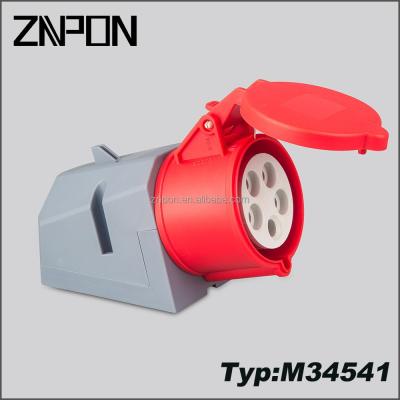 China 32A 380V 3P+N+E Industrial M34541 Industrial Plug and Socket for sale