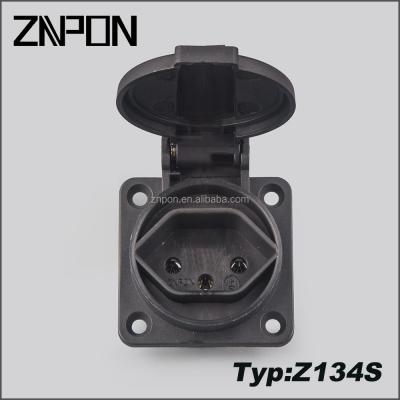 China Schuko IP54 industrial socket with S+ certificate Z134S for sale