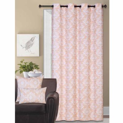 China Good Quality Blackout 2022 Customized Modern Jacquard Printed Curtain Set For Living Room With Cushions for sale